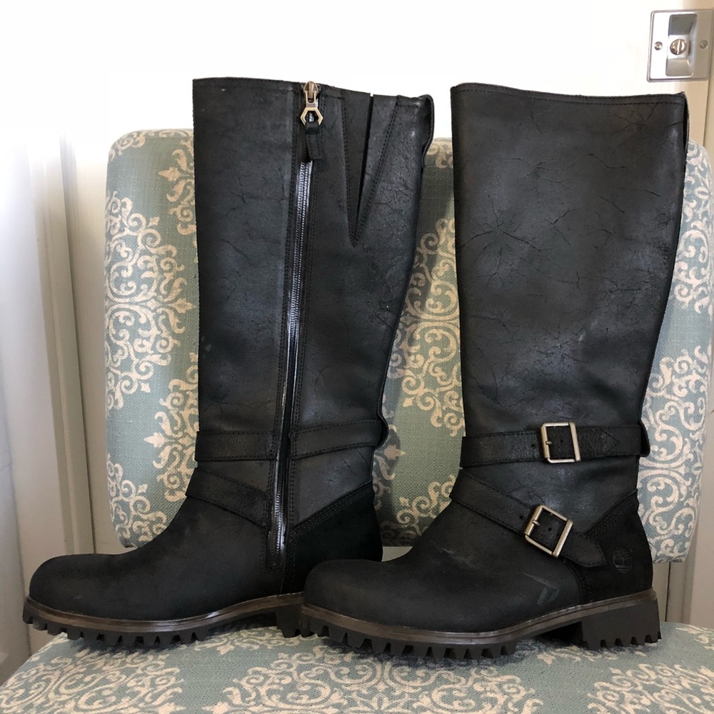 Timberland Wheelwright Boots, Black, Leather 8